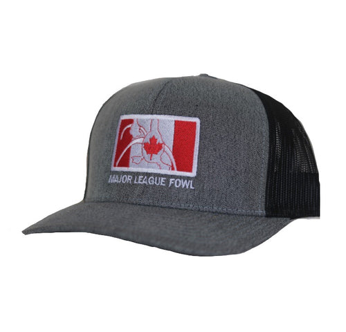 Grey/Black Canada Hat