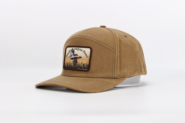 Woody 7 Panel Waxed Patch Hat