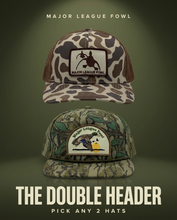 The Double Header — stacked layout
