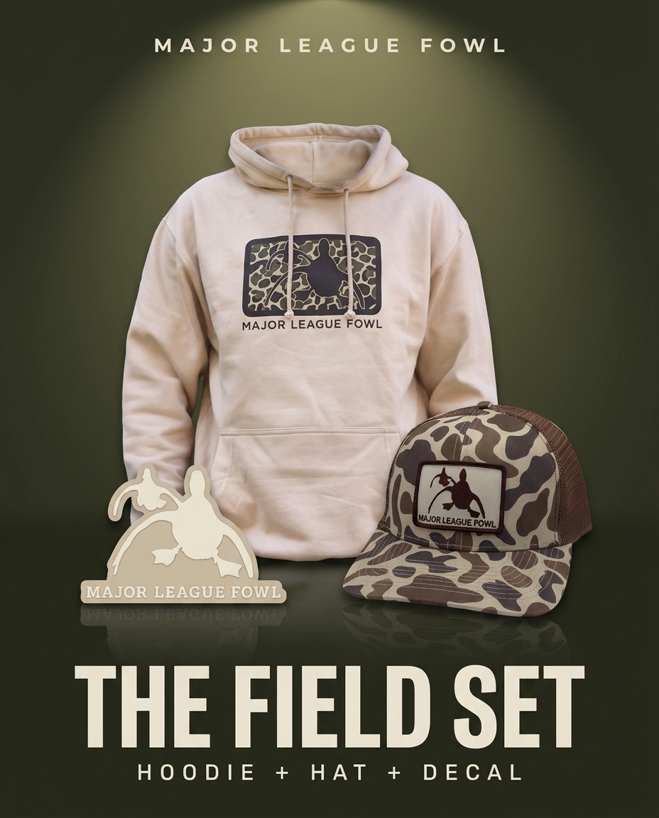 The Field Set — hoodie, hat, decal