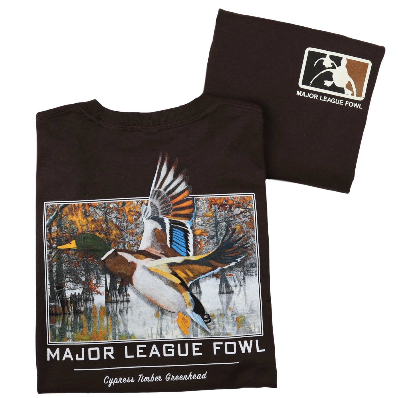 Long Sleeve Mallard Tee (Brown)