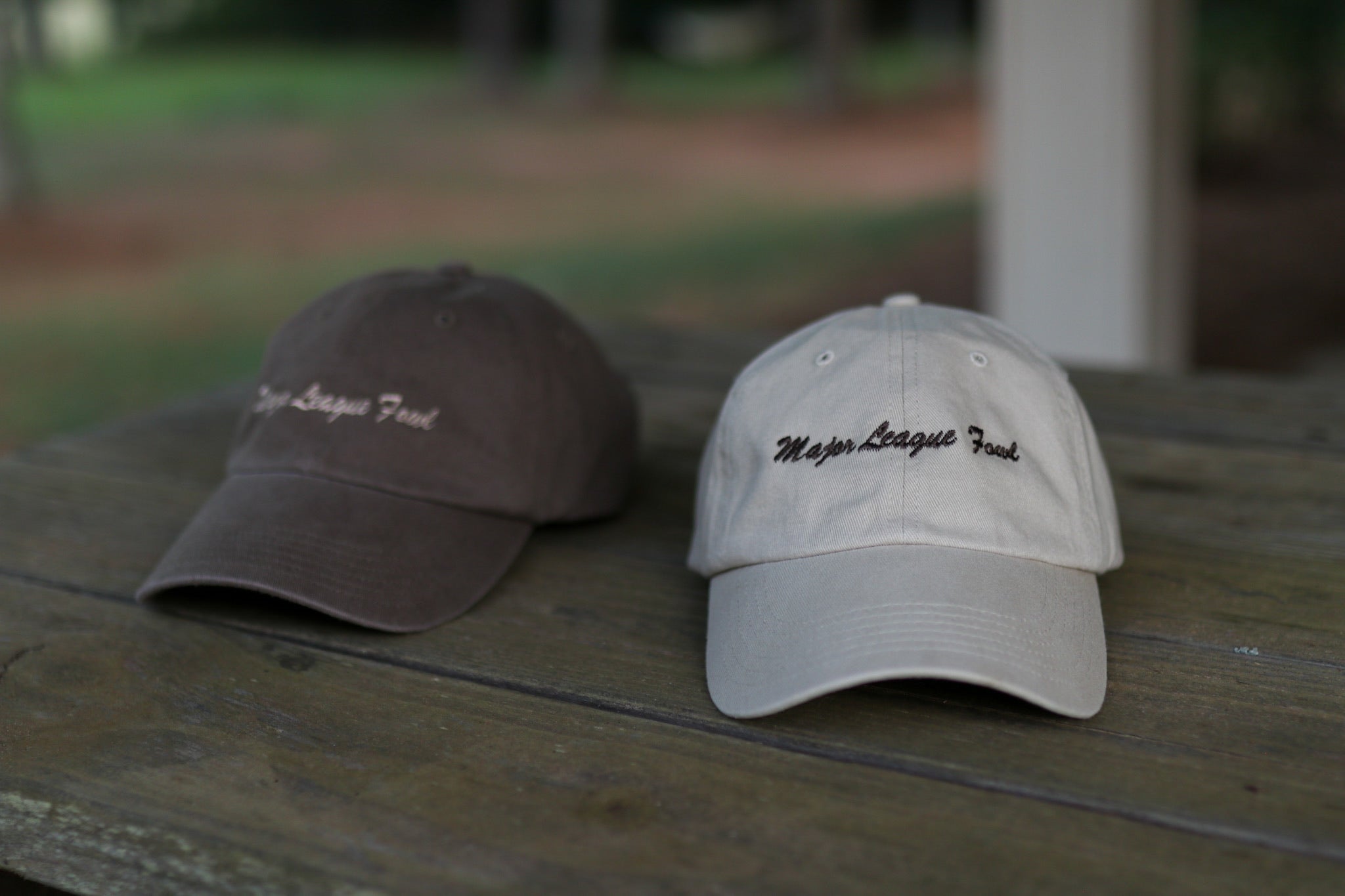 Stone Cursive Hat – Major League Fowl