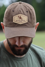 Waxed-Cotton Leather Patch Hat