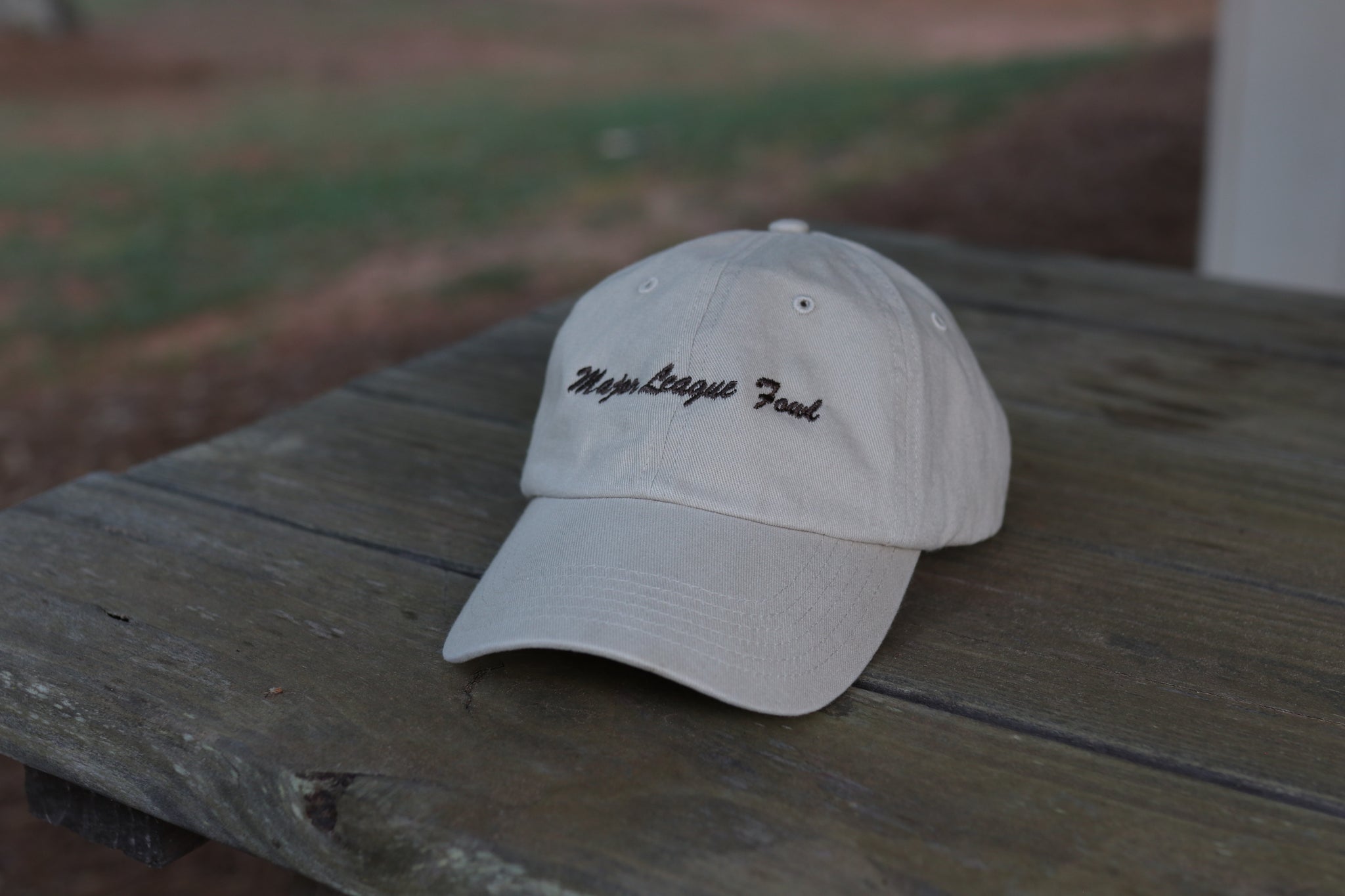 Stone Cursive Hat – Major League Fowl